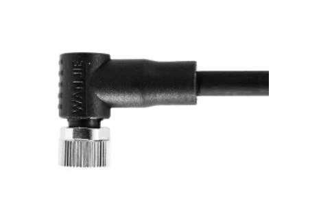 M8 Hunne Right Angle UnShield A-Koding 8PIN PVC 2.0M M8X1.0
