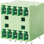 Dobbel rad hanne rettvinklet pluggbar kontakt 3,5 mm