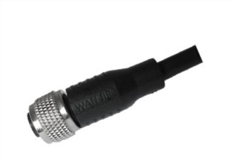 M12 Kvinne Straight UnShield A-Koding 17PIN PVC-kabel 3.0M M12X1.0