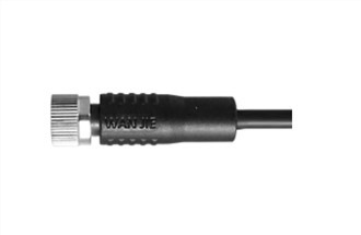 M8 Kvinne Straight UnShield B-Koding 5PIN PUR 2.0M M8X1.0